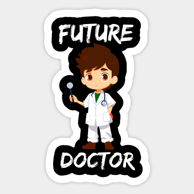 Future doctor Sticker by Amusing Aart.